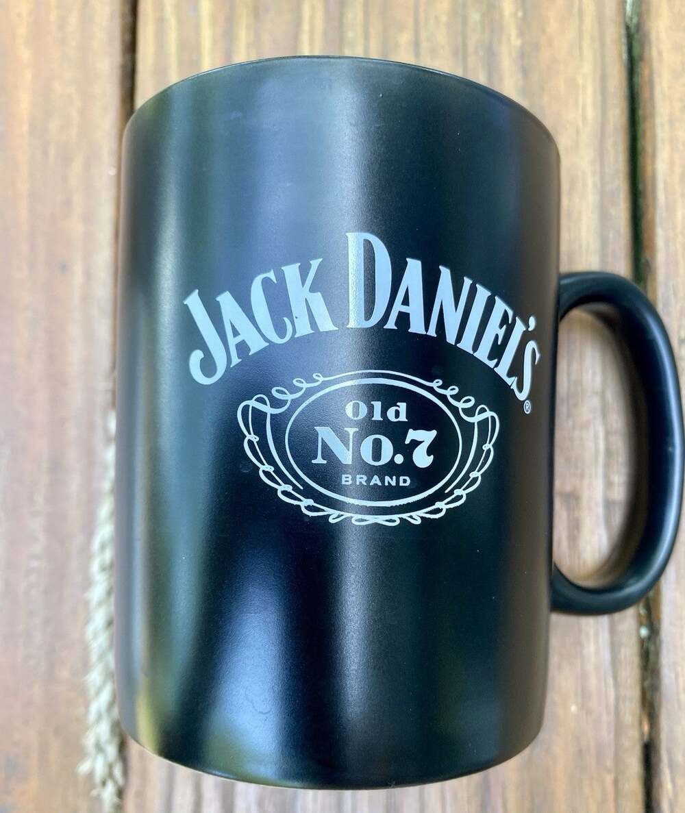 Jack Daniel's Mug Old No.7 Coffee Officially Licensed 8oz Black